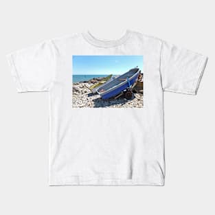 Boats on the Beach Kids T-Shirt